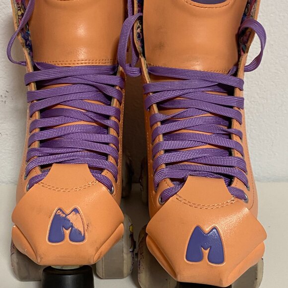 Moxi Womens Roller Skates "Bunny Peach" Pink Size 5 original box and skate bag - Picture 13 of 13